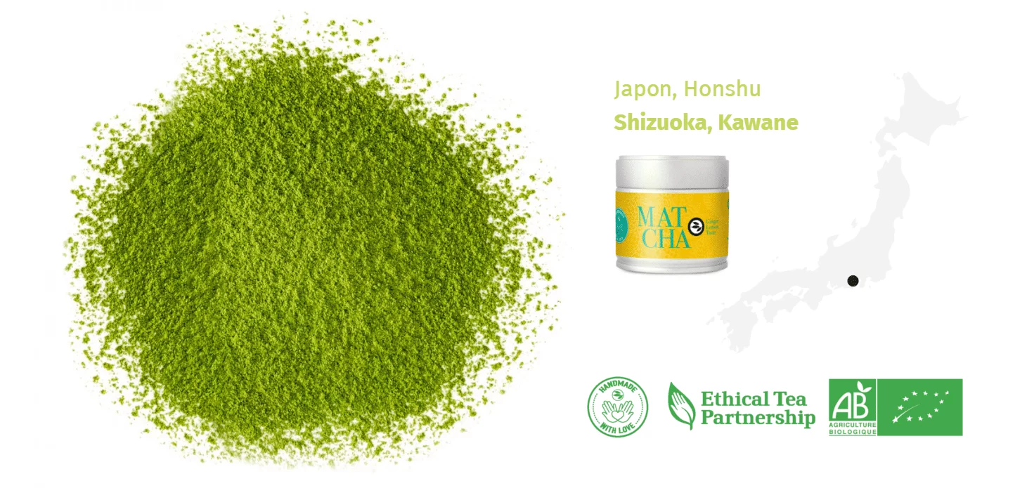 Thé Matcha Bio - Matcha Gingembre Citron