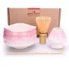 Accessoire Matcha  Set Matcha Complet Blanc et Rose
