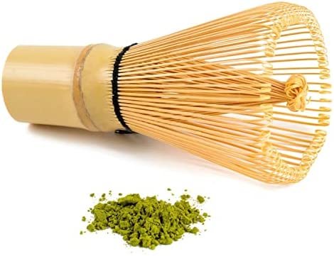 Keepaty Fouet à matcha en bambou – 100 dents – Fouet à thé vert en poudre – Fait main japonais