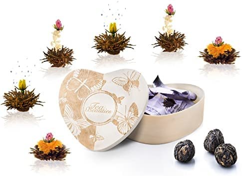 Creano Mix de Fleurs de Thé – Coffret « Flower Tea » | 6 roses de Thé (Thé noir)