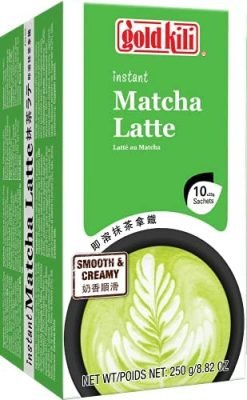 GOLD KILI – Latte à matcha instantanée, (10 x 25 GR)