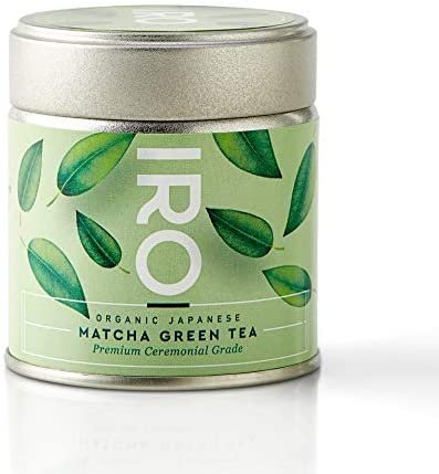 IRO Thé Matcha BIO japonais de qualité supérieure, Premium Ceremonial Grade 30g, 100% bio, 100% naturel, 100% japonais, Matcha excellence, 1 boîte de 30g = 30 bols de thé Matcha
