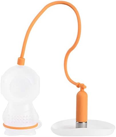Infuseur à thé-infuseur thé,Passoire à thé en silicone,,filtre à thé en silicone de qualité alimentaire,infuseur à thé innovant avec forme de plongeur,réutilisables,pour les amateurs de thé(orange) Infuseur à thé-infuseur thé,Passoire à thé en silicone,,filtre à thé en silicone de qualité alimentaire,infuseur à thé innovant avec forme de plongeur,réutilisables,pour les amateurs de thé(orange)