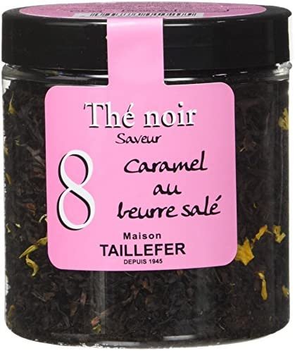 Maison Taillefer Thé Noir Caramel Beurre Salé Pot 60 g