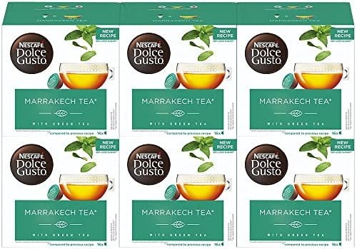 Nescafé Dolce Gusto Marrakech Tea – Thé – 96 Capsules (Pack de 6 boîtes x 16)