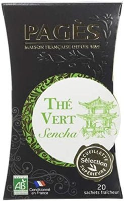 PAGÈS Thé Vert Sencha Bio 20 Sachets