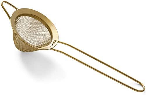 Passoire à Thé – Passoire Mailles Fines Conique de 7 cm Pour Thé et Cocktails – Acier Inoxydable 304 Haut de Gamme – Couleur Or, de Proto Future