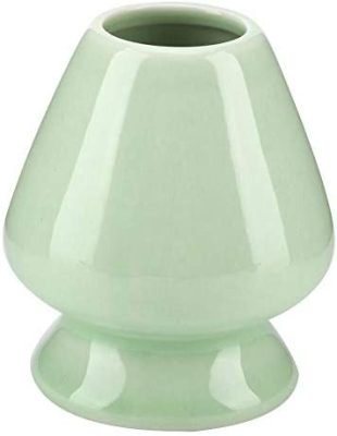 Samfox Chasen Holder, Matcha Whisk Stand Ceramic Holder for Bamboo Matcha Chasen Stand for Tea Set Accessoriesc(vert)