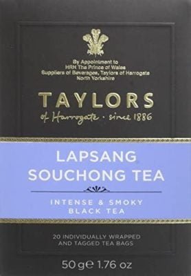 TAYLORS OF HARROGATE Thé Lapsang Souchong 20 Sachets 50 g TAYLORS OF HARROGATE Thé Lapsang Souchong 20 Sachets 50 g