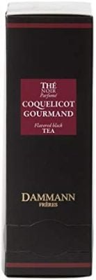Thé DAMMANN FRÈRES – COQUELICOT GOURMAND – 24 enveloppes verre