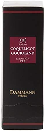 Thé DAMMANN FRÈRES – COQUELICOT GOURMAND – 24 enveloppes verre