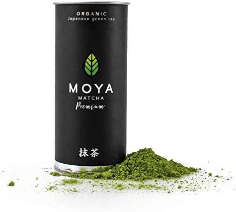 Thé matcha biologique 100% Moya Matcha Thé Vert Poudre du Japon | 30g Premium Récolté dans la Région Uji | Qualité de Cérémonie (I) | certifié agriculture biologique | à utiliser avec de l&rsquo;eau
