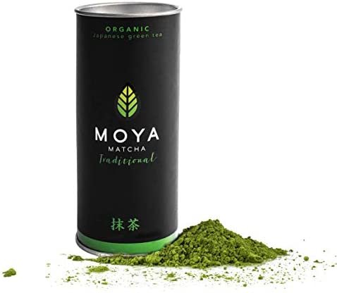 Thé matcha biologique 100% Moya Matcha thé vert japonais en poudre | 30g de Matcha Traditional Très Haute Qualité(II) | 100% Agriculture certifiée BIO | Récolté dans la région d’Uji