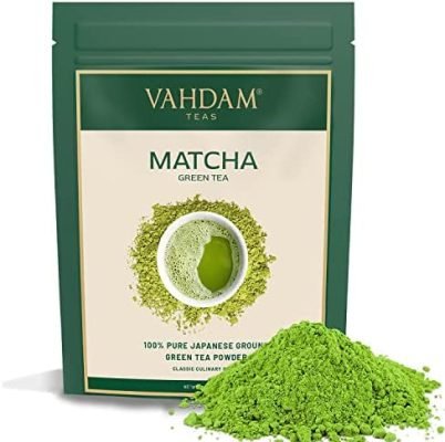 VAHDAM, Thé Vert Matcha| Poudre de thé matcha (25 portions) 50g | 100% PURE, Orig. Japonaise