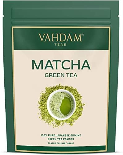 VAHDAM, Thé Vert Matcha | Poudre de thé matcha | (100 grammes, 50 tasses) | 100% PURE, Orig. Japonaise