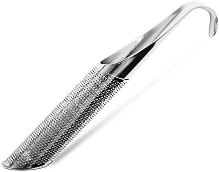 iNeibo Infuseur à Thé Pipe en Acier Inoxydable Filtre de Thé avec Passoire à Thé INOX Infuseur Thé Original (Set de 1)