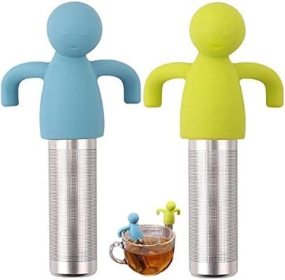 2 Pièces Infuseurs Thé Infuseur Thé pour Le Thé Boule à Thé Passoires à Thé en Acier Inoxydable 304 Idéal pour Vos Thé Bio Thé en Vrac Café épices et Thé en Vrac pour Tasses et Théières D90306