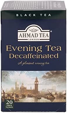 Ahmad Tea – Thé Noir Sachet Ahmad Tea – Décaféiné Evening Tea – Thé Noir – Boitex20 sachets