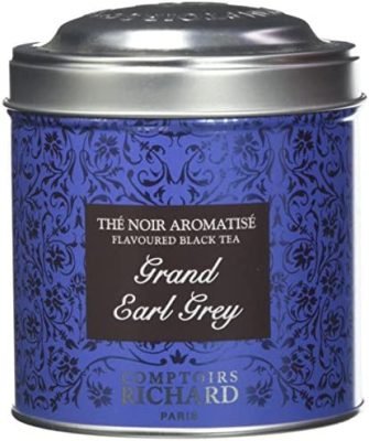 Comptoirs Richard Thé Noir Grand Earl Grey Boîte Métal Vrac 100 g