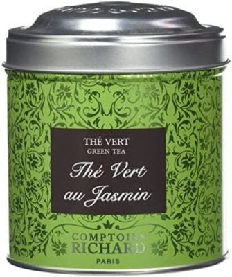 Comptoirs Richard Thé Vert Jasmin Boîte Métal Vrac 100 g