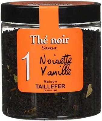 Maison Taillefer Thé Noir Noisette Vanille Pot 60 g Maison Taillefer Thé Noir Noisette Vanille Pot 60 g