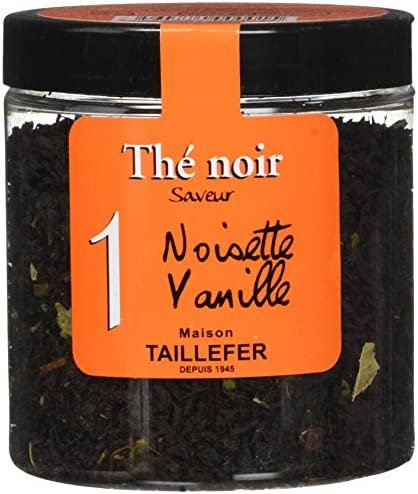 Maison Taillefer Thé Noir Noisette Vanille Pot 60 g