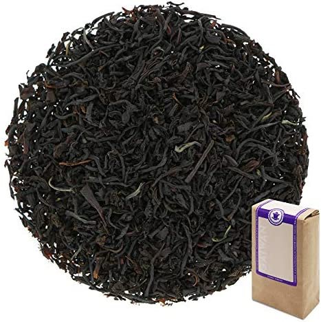 N° 1253: Thé noir bio « Vanille noir » – feuilles de thé issu de l&rsquo;agriculture biologique – 250 g – GAIWAN® GERMANY – thé noir d&rsquo;Assam, Nilgiri