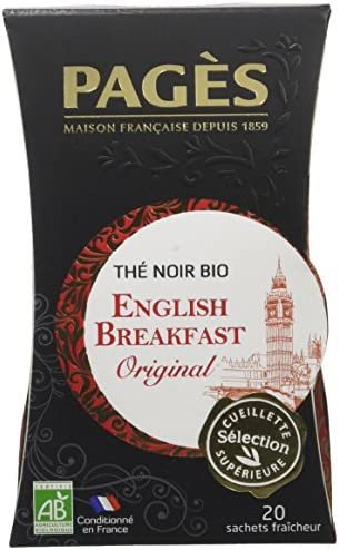 Pagès Thé Noir Classique Bio 20 sachets Pagès Thé Noir Classique Bio 20 sachets