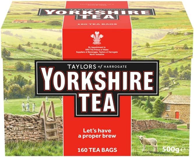 TAYLORS OF HARROGATE Thé Yorkshire 160 Sachets 500 g TAYLORS OF HARROGATE Thé Yorkshire 160 Sachets 500 g