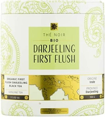 Terre d&rsquo;Oc Thé d&rsquo;Origine Noir Darjeeling First Flush Bio 100 g