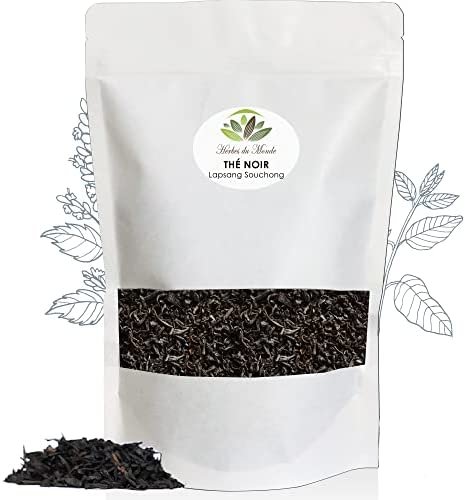 Thé Noir Fumé Lapsang Souchong à la Saveur Irrésistible – Infusion Détox et Tonifiante – 100g