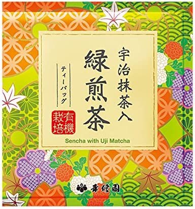 Thé japonais bio – Thé vert – Sencha avec Uji Matcha – 15 sachets