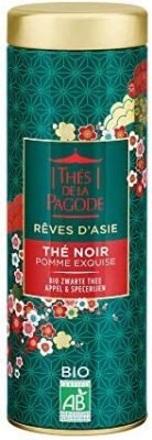 Thés de La Pagode – Thé de Noël Noir Pomme Exquise – Collection Rêves d&rsquo;Asie – Édition de Noël Limitée – Boîte Métal 80 grammes