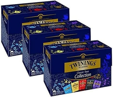 Twinings Collection de thé noir classique 3 x 20 sachets