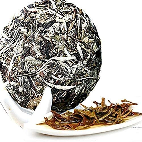 100g (0.22LB) Thé blanc parfumé de Caicheng Clair de lune Vieux thé de Puerh Thé cru de Puer Beauté Thé Vieille nourriture organique de thé Thé blanc de pivoine Thé cru