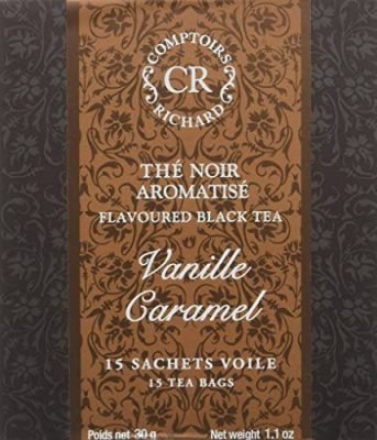 Comptoirs Richard Thé Noir Vanille Caramel 15 Sachets 30 g