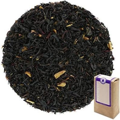 N° 1358: Thé noir « Crème de rhubarbe » – feuilles de thé – 250 g – GAIWAN® GERMANY – thé noir d&rsquo;Inde, Chine, hibiscus, rhubarbe