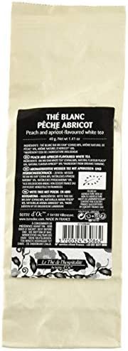 Terre d&rsquo;Oc Recharge Thé de l&rsquo;Hospitalité Blanc Pêche Abricot Bio 40 g