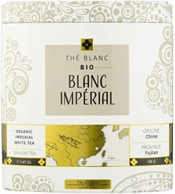 Terre d&rsquo;Oc Thé d&rsquo;Origine Blanc Impérial Bio 40 g