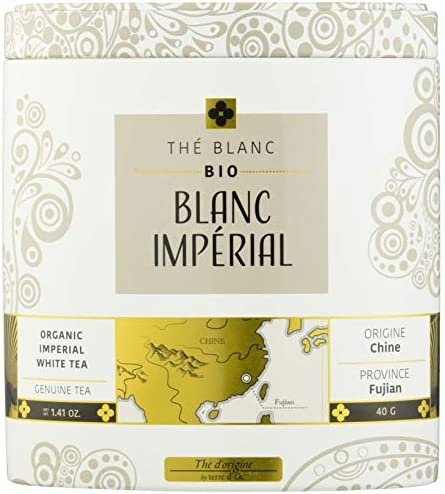 Terre d&rsquo;Oc Thé d&rsquo;Origine Blanc Impérial Bio 40 g