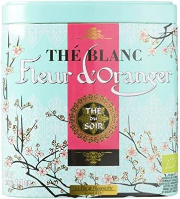 Terre d&rsquo;Oc Thé de l&rsquo;Hospitalité Blanc Fleur d&rsquo;Oranger Bio 40 g