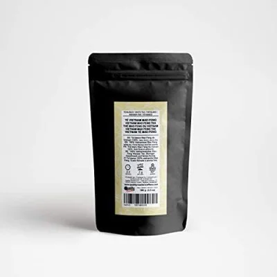 Thé blanc. Vietnam Mao Feng. Infusion jaune-vert clair. Saveur florale et arôme fin. Haute qualité. Antioxydant. Diurétique. 100 g