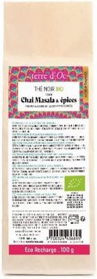 terre d&rsquo;Oc Recharge Thé Noir INDE CHAÏ 100g –