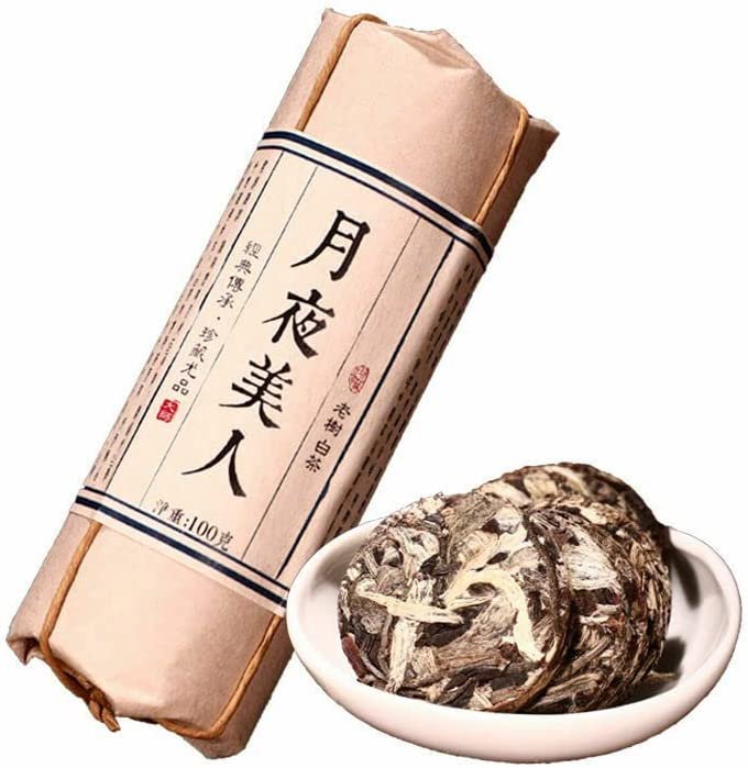 100g de gâteaux de thé de pivoine blanche du Yunnan de haute qualité thé blanc au clair de lune thé chinois
