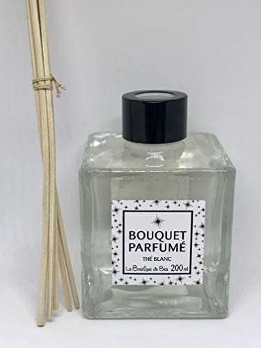 Diffuseur d&rsquo;Ambiance Thé-Blanc 200ml Artisanal »La Boutique de Béa »