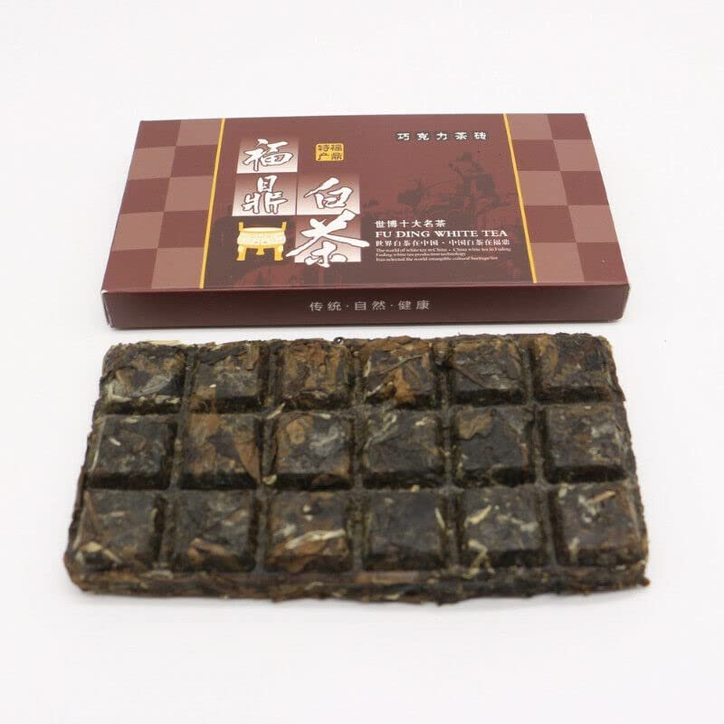 Fuding Brique de thé blanc Bienfait pour la santé Thé sec Thé artisanal traditionnel 100g Naturel