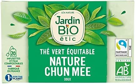 Jardin Bio Thé Vert Nature Doux 40 g