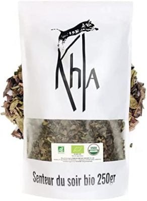 Khla – Thé Blanc Senteurs du Soir Bio – Sachet Vrac 250g – Mélange Pai Mu Tan & Réglisse – Réglisse & Notes Florales-Origine Chine-Tisane & Infusion