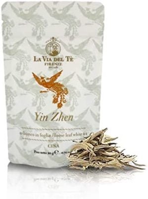 La Via del Te Yin Zhen, Thé Blanc de Chine en Vrac – Poids Net 20g