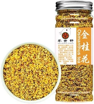 Plant Gift Organic Sweet Osmanthus Tea ( Bio Thé laurel / osmanthe ),Thé Gui Hua, Olive douce, thé aux fleurs Perdre du poids Soins de santé Soins de la peau Fleur chinoise 40G / 1.41oz